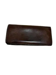 ポールスミス　Paul Smith ブラウンレザー長財布