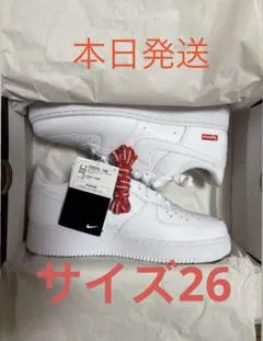 Nike Air Force 1 Supreme ホワイト-26