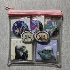 鳥羽水族館　メイ☆キラ　缶バッジマグネットセット