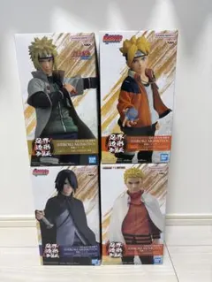 未開封》NARUTO BORUTO ナルト ミナト サスケ 4種セット - メルカリ