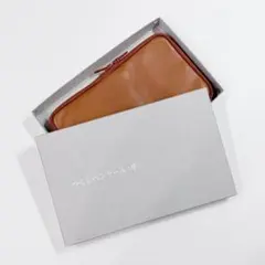 新品未使用】キチジツ paka-pen コーラル イタリアンレザー ペンケース
