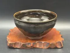 浦口雅行　青瓷黒晶盃　金色貫入　酒器 浦口雅行 青瓷黒晶盃 金色貫入 酒器 ぐい呑 - メルカリ