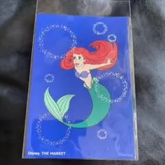 ディズニーザマーケット　限定商品　キラキラポストカード　アリエル