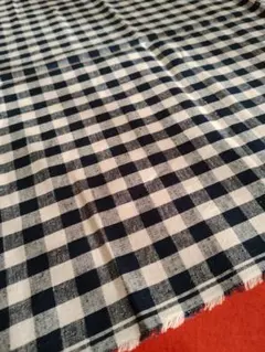 紺色ギンガムチェック柄