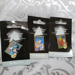 ディズニーストア 100周年記念 ピンバッジ3点セット