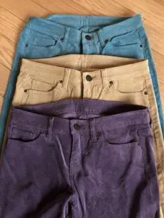 美品3品セット　ユニクロ　コーディロイパンツ　ストレート　コールテン