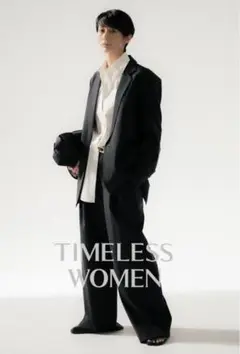 【新品未使用】 TIMELESS WOMENネイビー オーバーサイズ　ジャケット