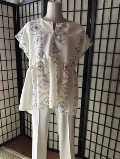 定価1.7万！トゥモローランド✧SOULEIADO ペイズリー柄ブラウス 美品 