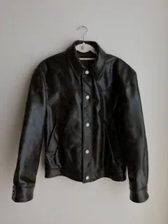 ZARA ザラ　フェイクレザー ジャケット　ブラウン　S