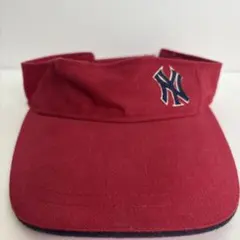 90s New York Yankees サンバイザー　ヤンキース　キャップ