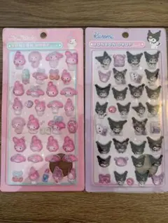 『大人気』マイメロディとクロミ ボンボンドロップシールセット