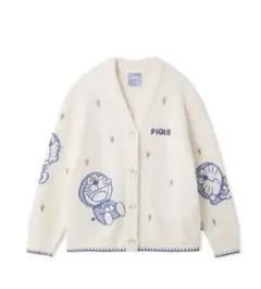 ジェラピケ【ドラえもん】【レディース】ベビモコジャガードカーディガン