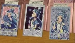 3枚　キミプリ　感謝祭 フォト風カード キュア　ウインク　セット　まとめ売り