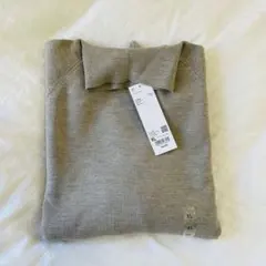 UNIQLO U ハイネックセーター ベージュ XL 新品未使用