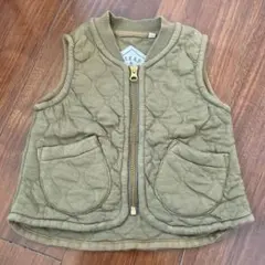 (美品)ocean&ground ベスト　カーキ　80センチ