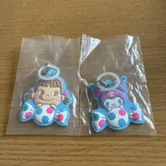 PEKO×サンリオキャラクターズ ぷっくりめじるしアクセサリー　２点セット