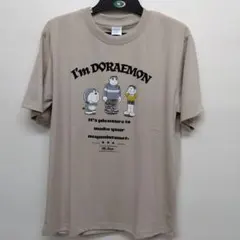 I'm DORAEMON プリントTシャツ ベージュ Mサイズ