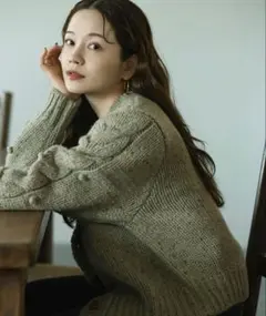 r*o様 【美品♡】高山直子 コラボ NaokoTakayamaニットカーディガ