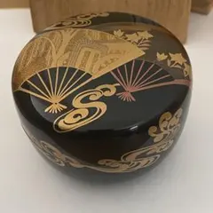 時代蒔絵丸香合 仕覆付 直径約9㎝ 東Y8-0819☆1Fトヒチサ - メルカリ