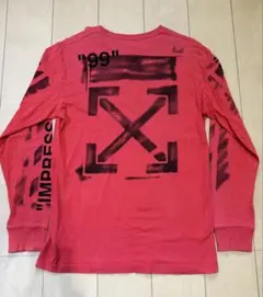 【名作19SS】OFF-WHITE オフホワイト ステンシル ロンT Lサイズのサムネイル