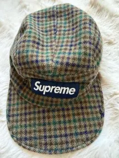 Supreme チェック キャップ USA製