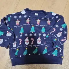 アプレレクール クリスマス柄 トレーナー 80