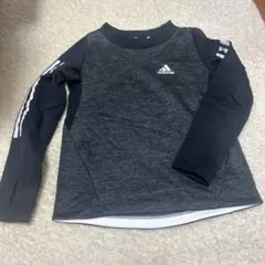 adidas ClimaWarm 長袖カットソー グレー/ブラック　130