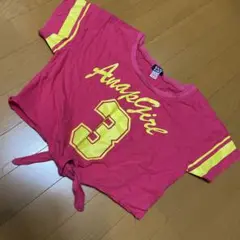 AnapGirl Tシャツ ナンバー3 XS ピンク