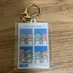 証明写真風キーホルダー リトルツインスターズ キキララ