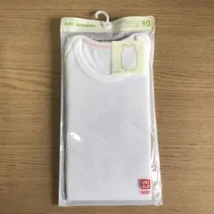 ユニクロ コットンメッシュインナーボディスーツ ノースリーブ サイズ90
