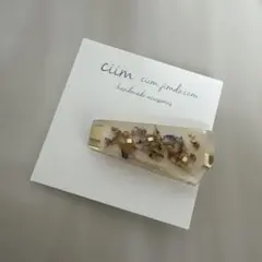 ciim ハンドメイド ドライフラワー ヘアクリップ