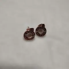 COACH ピンクゴールド ピアス