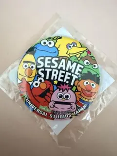 セサミストリート 缶バッジ　ユニバーサルスタジオ