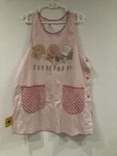 キャラクターアンパンマンエプロン ピンク