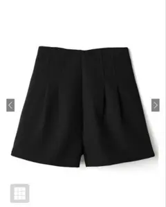 ハイウエストタックショートパンツ［at1647］