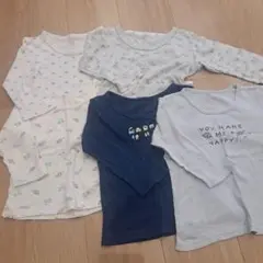 長袖シャツ 5枚セット 95cm　綿100%