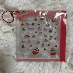 クレヨンしんちゃん デコぱーつ ポーチ&ぷくぷくシール