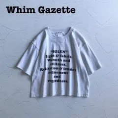 《極美品》26ss ウィムガゼット レタリングTシャツ ロゴT ショート丈 半袖のサムネイル