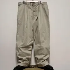 90s リーバイス ワイド チノパン 2タック W40 ベージュ アメカジ古着