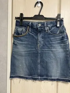 0161 HYSTERIC GLAMOUR スカル デニム ミニスカート XS 2025年最新