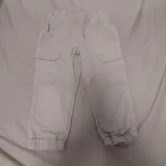 ユニクロ ワークパンツ ズボン デニム 裾絞り ジョガーパンツ 110