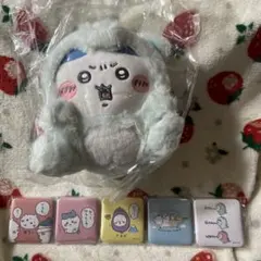 ちいかわ　ハッピーバッグ2024 ハチワレぬいぐるみ　バッジ