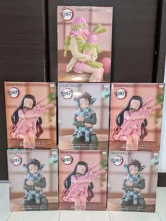 鬼滅の刃ぬーどるストッパーフィギュア 竈門禰豆子 炭治郎 甘露寺蜜璃 7体セット