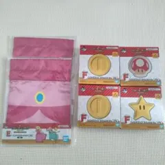 スーパーマリオ　アイテム小皿コレクション 4個セット 一番くじ 限定 レア F賞