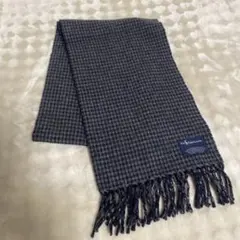 Polo Ralph Lauren チェック柄マフラー リバーシブル グレー系