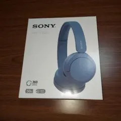 【新品未使用】SONY WH-CH520 ワイヤレスヘッドホン　ブルー
