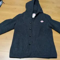 DANTON フード付きウールコート サイズ40 グレー