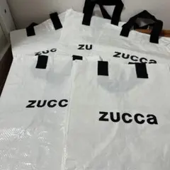 ZUCCa エコバッグ ホワイト 5枚セットのサムネイル