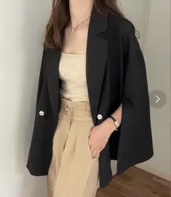 韓国 bern maren jacket 綺麗 シングル ジャケット アイボリー - メルカリ