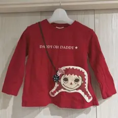 DADDY OH DADDY 赤 長袖カットソー キッズ100